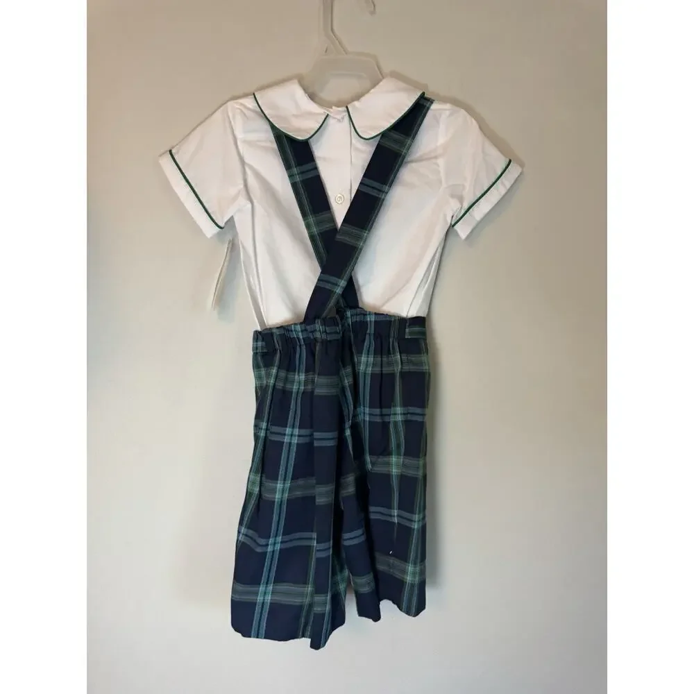 Marco & Lizzy Holiday Plaid Short Set 2 Pieces Boys Sz 4T NWT